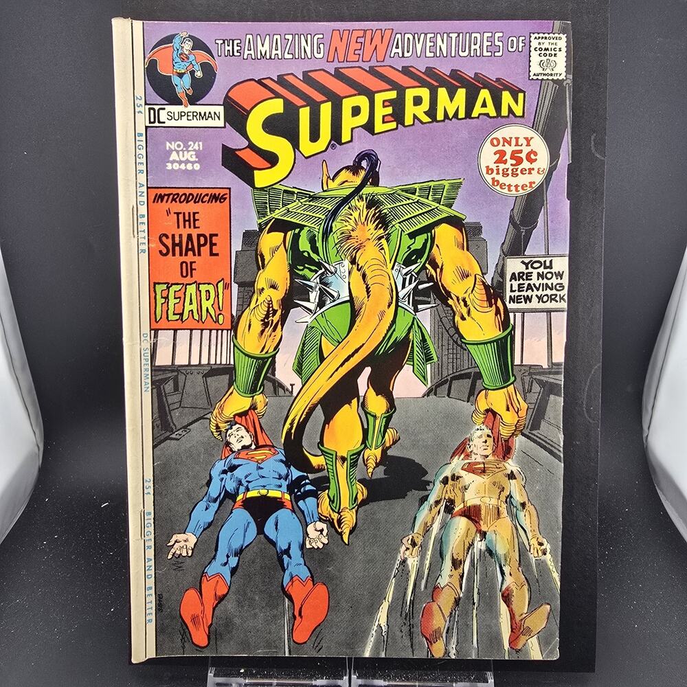 SUPERMAN #241 1971 DC Comics Bronze Age Classic Neal Adams Cover VG/FN 5.0